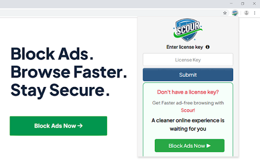 Scour  from Chrome web store to be run with OffiDocs Chromium online