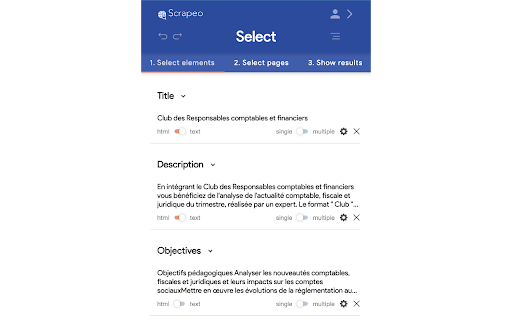Scrapeo  from Chrome web store to be run with OffiDocs Chromium online