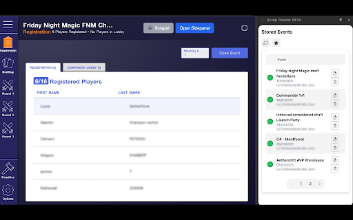Scrap Trawler BETA  from Chrome web store to be run with OffiDocs Chromium online