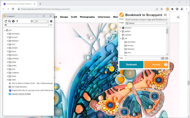Scrapyard daripada kedai web Chrome untuk dijalankan dengan OffiDocs Chromium dalam talian