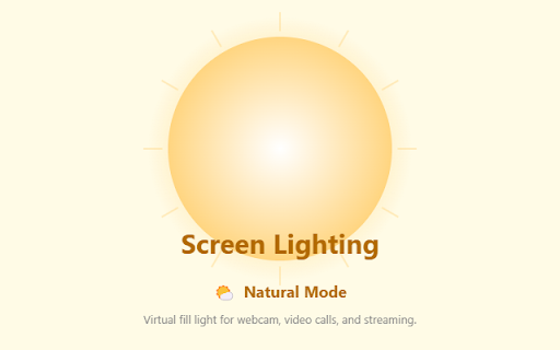 Screen Lighting Plugin  from Chrome web store to be run with OffiDocs Chromium online