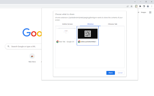 Screen QR Reader  from Chrome web store to be run with OffiDocs Chromium online