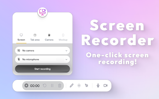 Screen Recorder  from Chrome web store to be run with OffiDocs Chromium online