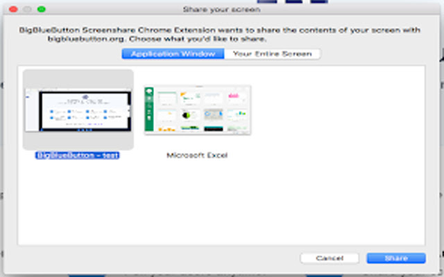 La extensión ScreenshareDecktop de Chrome web store se ejecutará con OffiDocs Chromium en línea