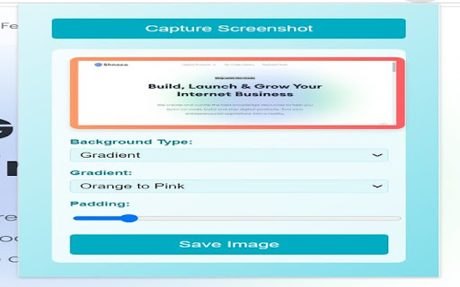 Screenshot Enhancer  from Chrome web store to be run with OffiDocs Chromium online