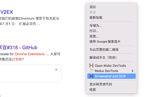 Screenshot OCR  from Chrome web store to be run with OffiDocs Chromium online