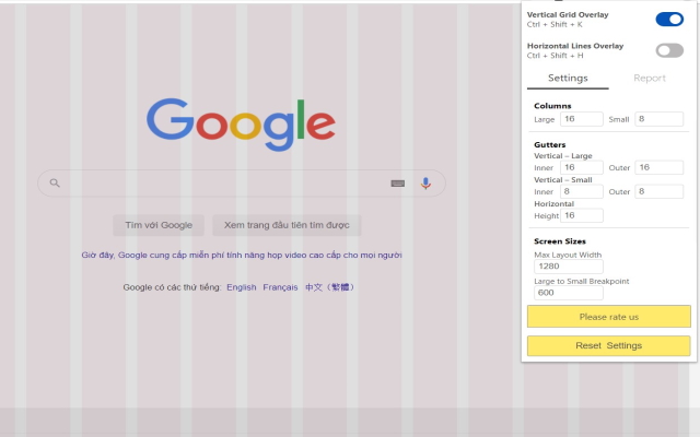 Screen Sizes  from Chrome web store to be run with OffiDocs Chromium online