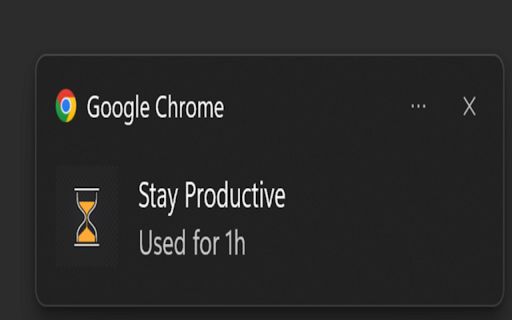 Screen Time Reminder  from Chrome web store to be run with OffiDocs Chromium online