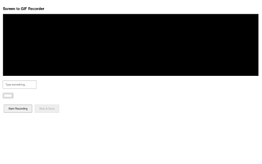 Screen to GIF Recorder  from Chrome web store to be run with OffiDocs Chromium online