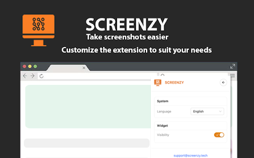 Screenzy  from Chrome web store to be run with OffiDocs Chromium online