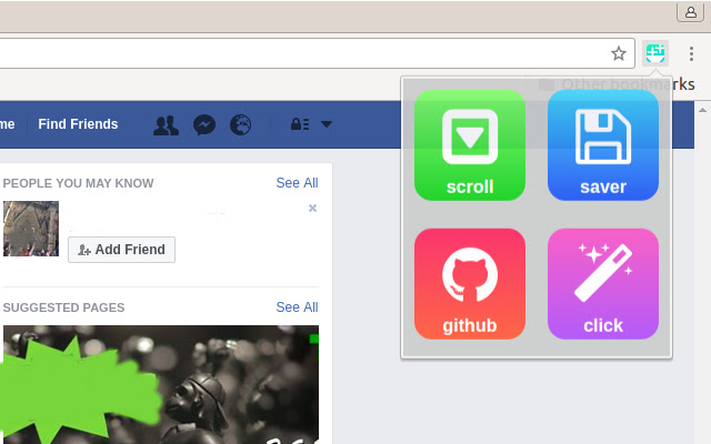 Scroll++  from Chrome web store to be run with OffiDocs Chromium online