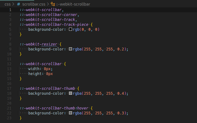 ScrollBlack  from Chrome web store to be run with OffiDocs Chromium online