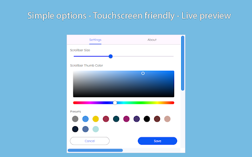 Scrollerizer  from Chrome web store to be run with OffiDocs Chromium online