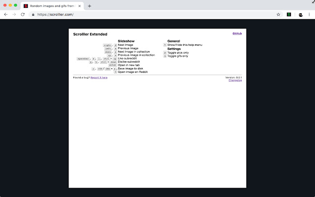 Scrolller Extended  from Chrome web store to be run with OffiDocs Chromium online