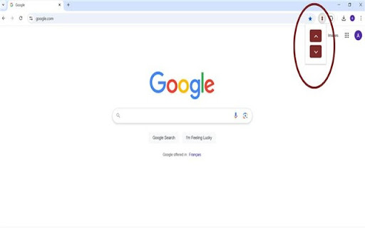 Scroll To Top Or Bottom  from Chrome web store to be run with OffiDocs Chromium online