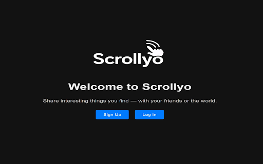 Scrollyo  from Chrome web store to be run with OffiDocs Chromium online