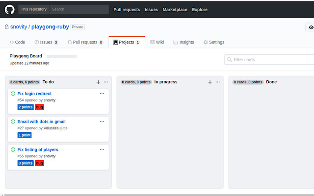 Scrum for GitHub  from Chrome web store to be run with OffiDocs Chromium online