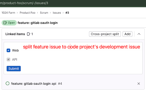 ScrumGitLab  from Chrome web store to be run with OffiDocs Chromium online
