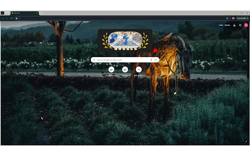 Sculpture of a Horse at a Park  from Chrome web store to be run with OffiDocs Chromium online