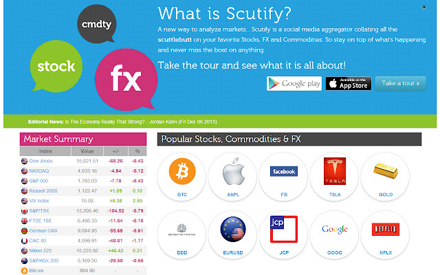 Scutify  from Chrome web store to be run with OffiDocs Chromium online