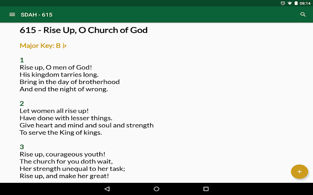 SDA Hymnal  from Chrome web store to be run with OffiDocs Chromium online