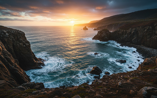 Sea and waves  from Chrome web store to be run with OffiDocs Chromium online
