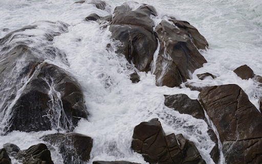 Sea foam and rocks  from Chrome web store to be run with OffiDocs Chromium online