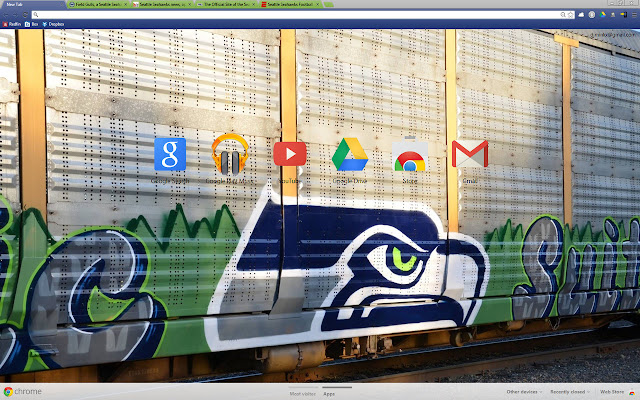 Seahawks 2013 Theme  from Chrome web store to be run with OffiDocs Chromium online
