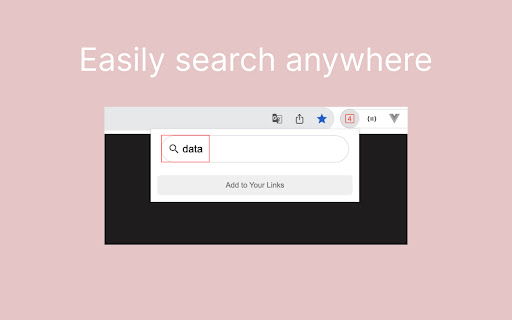 Search4U Quick Search  from Chrome web store to be run with OffiDocs Chromium online