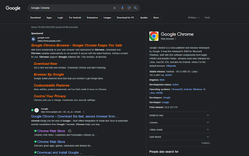 Search Ad Marker  from Chrome web store to be run with OffiDocs Chromium online