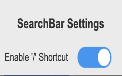 Search Bar  from Chrome web store to be run with OffiDocs Chromium online