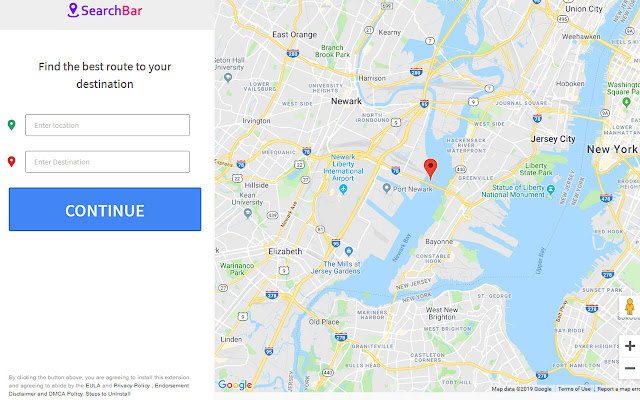 SearchBar Direction  from Chrome web store to be run with OffiDocs Chromium online