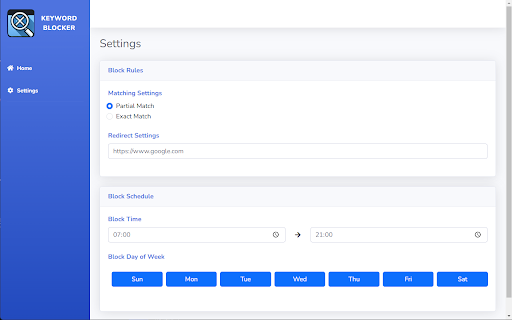 Search Blocker  from Chrome web store to be run with OffiDocs Chromium online