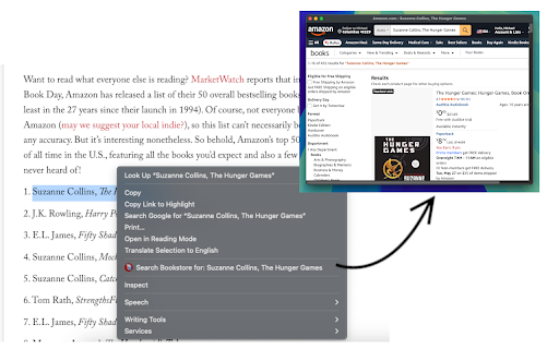 Search Bookstores  from Chrome web store to be run with OffiDocs Chromium online