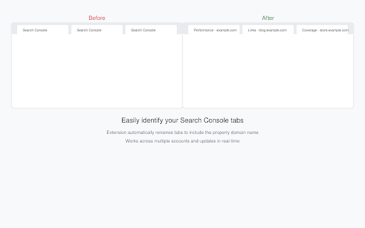 Search Console Tab Renamer  from Chrome web store to be run with OffiDocs Chromium online