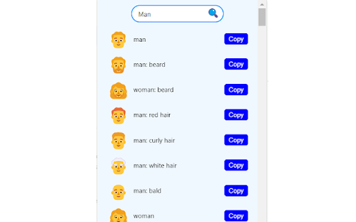 Search Emoji  from Chrome web store to be run with OffiDocs Chromium online