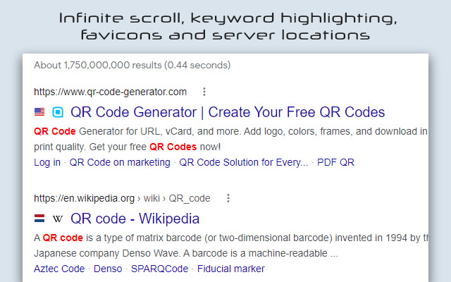 Search Enhancer برای Google™ از فروشگاه وب Chrome برای اجرای آنلاین با OffiDocs Chromium