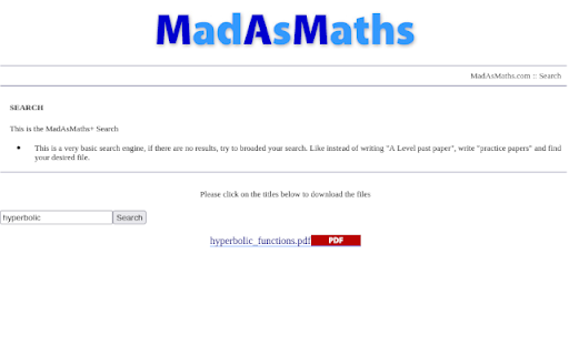 Search For MadAsMaths  from Chrome web store to be run with OffiDocs Chromium online