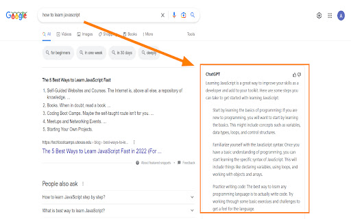 SearchGPT  from Chrome web store to be run with OffiDocs Chromium online