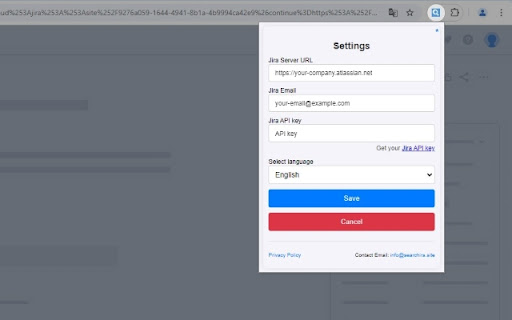 Searchira Jira Ticket Search  from Chrome web store to be run with OffiDocs Chromium online