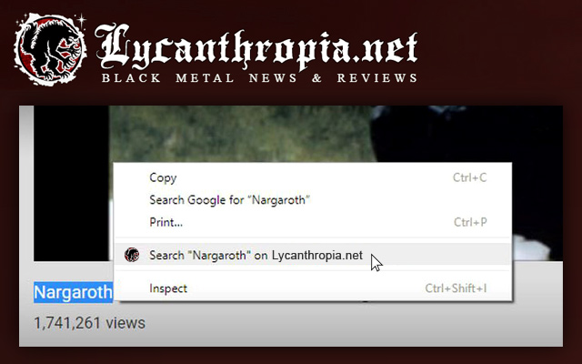 Search on Lycanthropia.net  from Chrome web store to be run with OffiDocs Chromium online