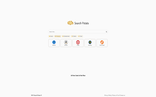 Search Potato  from Chrome web store to be run with OffiDocs Chromium online