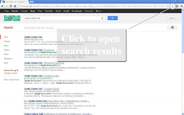 Search Quick  from Chrome web store to be run with OffiDocs Chromium online