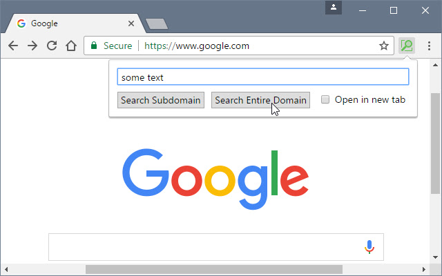 Search Site WE  from Chrome web store to be run with OffiDocs Chromium online