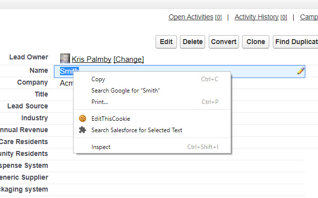 Search within Salesforce  from Chrome web store to be run with OffiDocs Chromium online