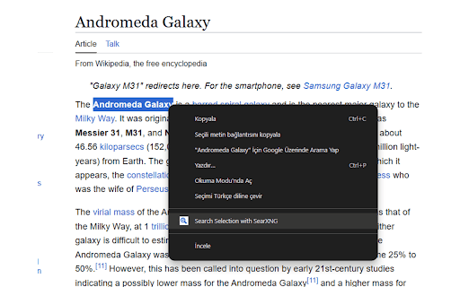 Search with SearXNG  from Chrome web store to be run with OffiDocs Chromium online