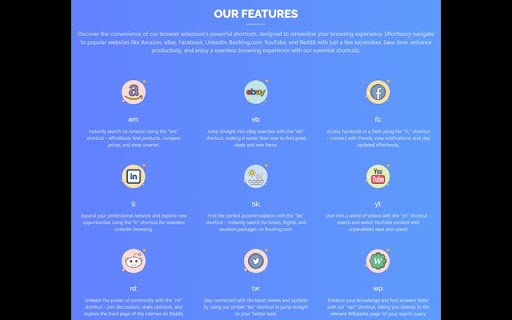 SearchWiz  from Chrome web store to be run with OffiDocs Chromium online