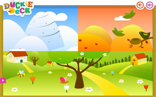 Seasons for kids at Duckie Deck Games  from Chrome web store to be run with OffiDocs Chromium online