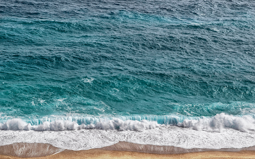 Sea waves crash  from Chrome web store to be run with OffiDocs Chromium online