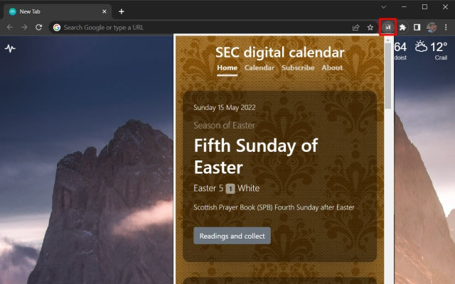 ปฏิทินดิจิทัลของ SEC และ Lectionary จาก Chrome เว็บสโตร์ที่จะเรียกใช้ด้วย OffiDocs Chromium ออนไลน์